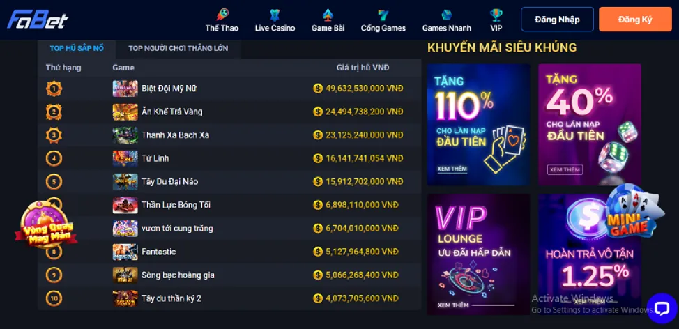 Lợi ích khi chơi tại vip789 win
